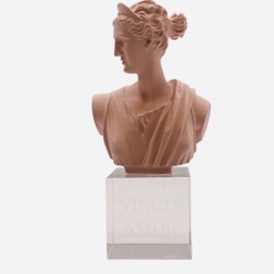 Bomboniera matrimonio Chiaraela busto Artemide medio rosa