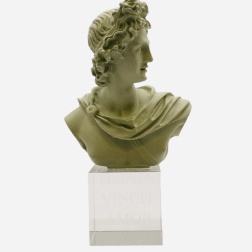 Bomboniera matrimonio Chiaraela busto Apollo grande verde