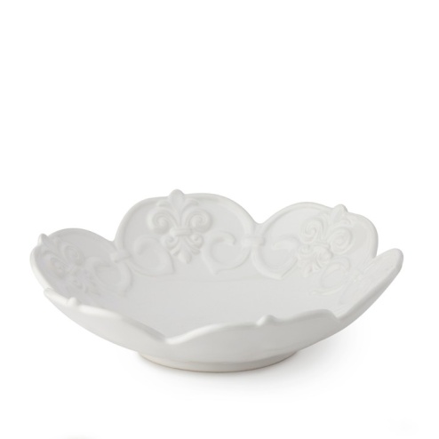 Ciotola In Porcellana Hervit - Design A Nastro, 16.5x5.5 Cm, Per Tavola, Colazione O Decorazione