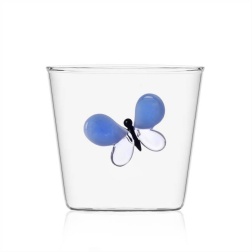 Bomboniera comunione Ichendorf Milano bicchiere farfalla blu