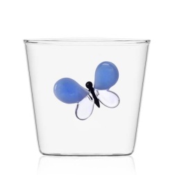Bomboniera comunione Ichendorf Milano bicchiere farfalla blu