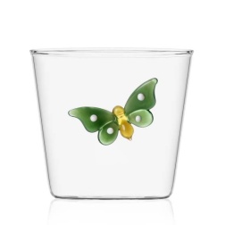 Bomboniera comunione Ichendorf Milano bicchiere farfalla verde