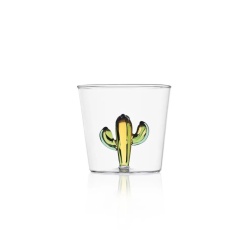 Bomboniera comunione Ichendorf Milano bicchiere cactus verde ambra Desert plants