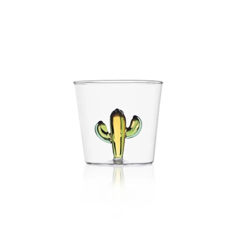 Bomboniera matrimonio Ichendorf Milano bicchiere cactus verde ambra Desert plants