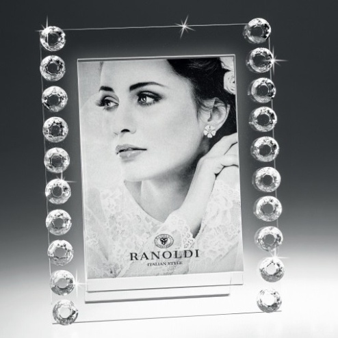 Bomboniera per matrimonio Ranoldi portafoto in cristallo