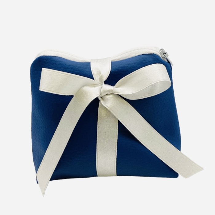 24Pz Sacchetti Battesimo Bambino Blu Bomboniere Portaconfetti Elefante