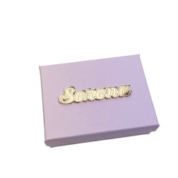 Bomboniera 18 anni scatola personalizzata rosa nome oro